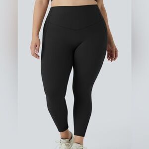 HALARA Black UltraSculpt Tummy Control High-Rise Leggings